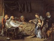 Jean Baptiste Greuze The benefactress oil painting reproduction